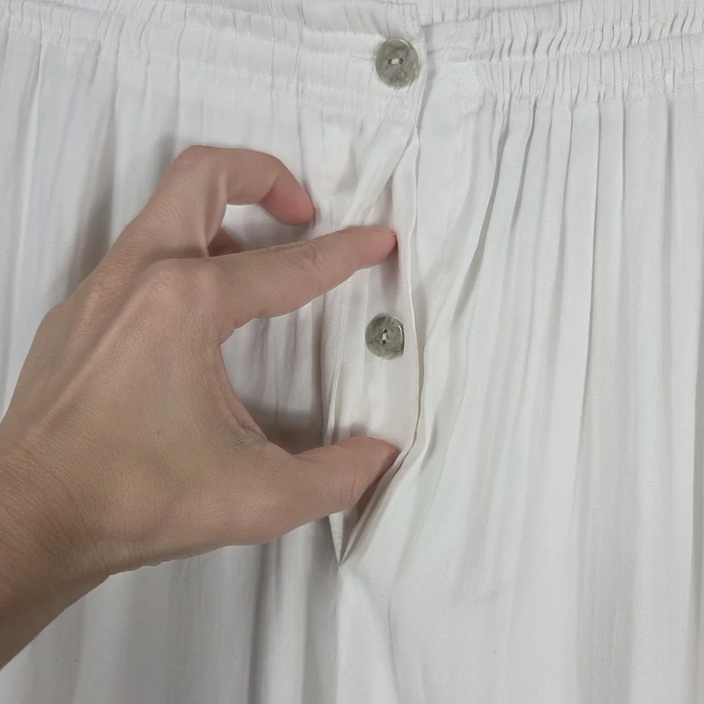 Free People white satin